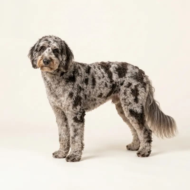 Adult Australian Labradoodle in Merle