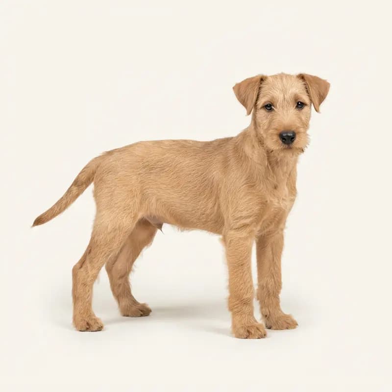Terrier irlandés Welpe in Trigo
