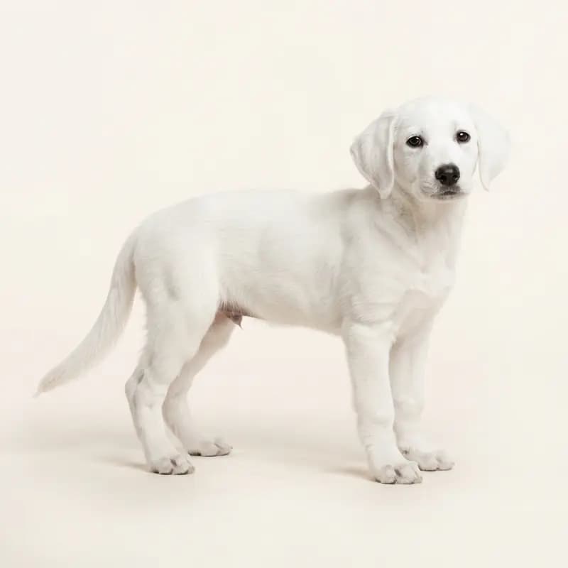 Cães Suíços (Cães Jura) Welpe in Branco