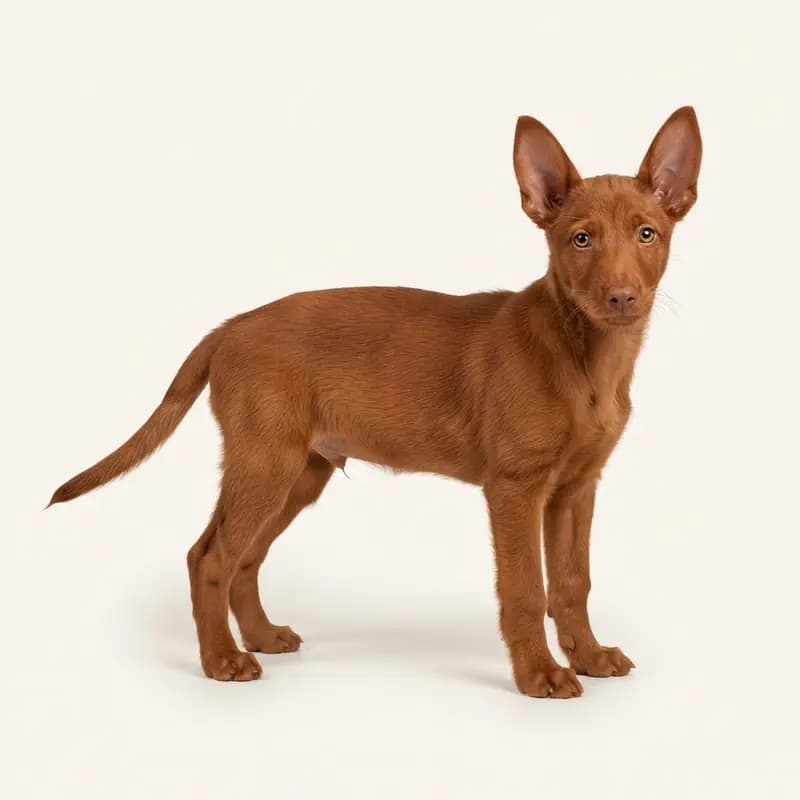 加纳利犬 Welpe in 红色