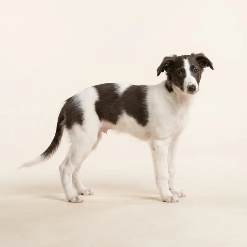 丝毛疾风犬 Welpe in 花斑色
