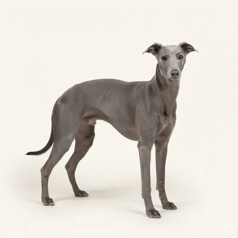 蓝色的成年惠比特犬