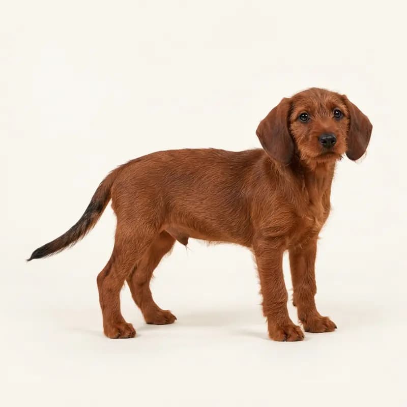 Chien courant de Styrie à poil dur Welpe in Rouge