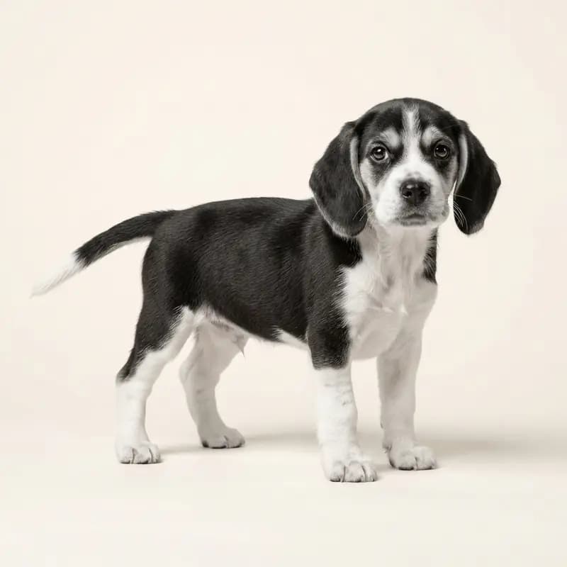 Beagle Welpe in Bicolore