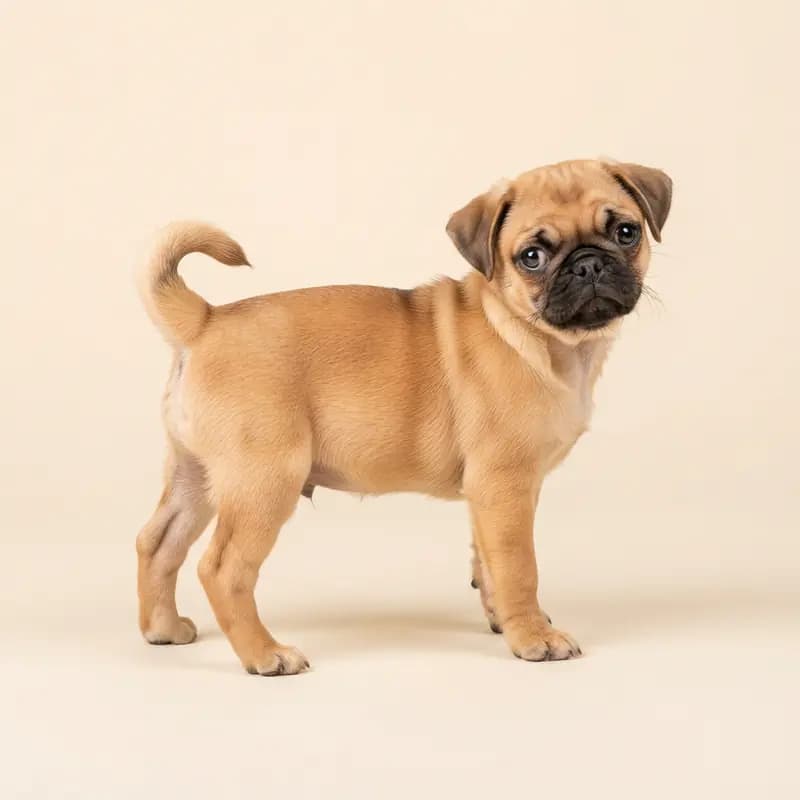 巴哥犬 Welpe in 杏色