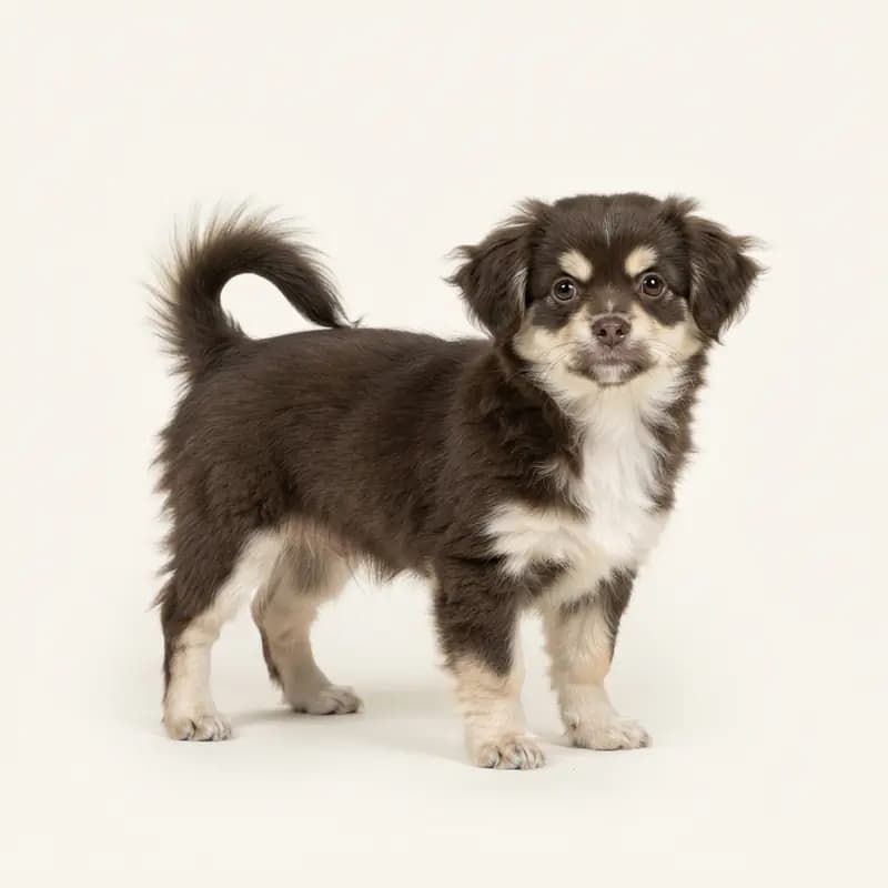 西藏猎犬 Welpe in 双色