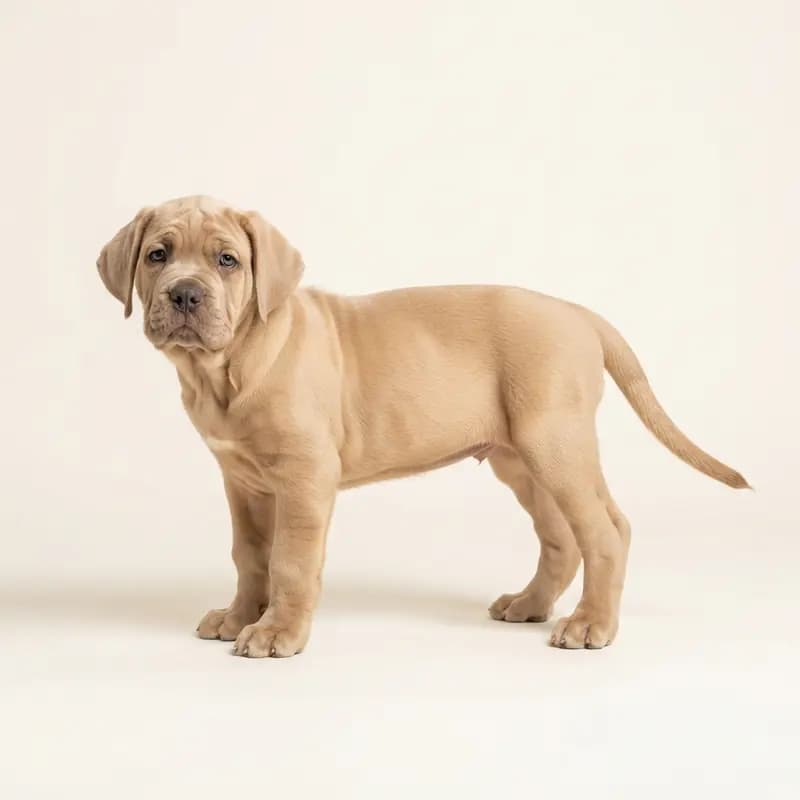 那不勒斯獒犬 Welpe in 浅黄褐色