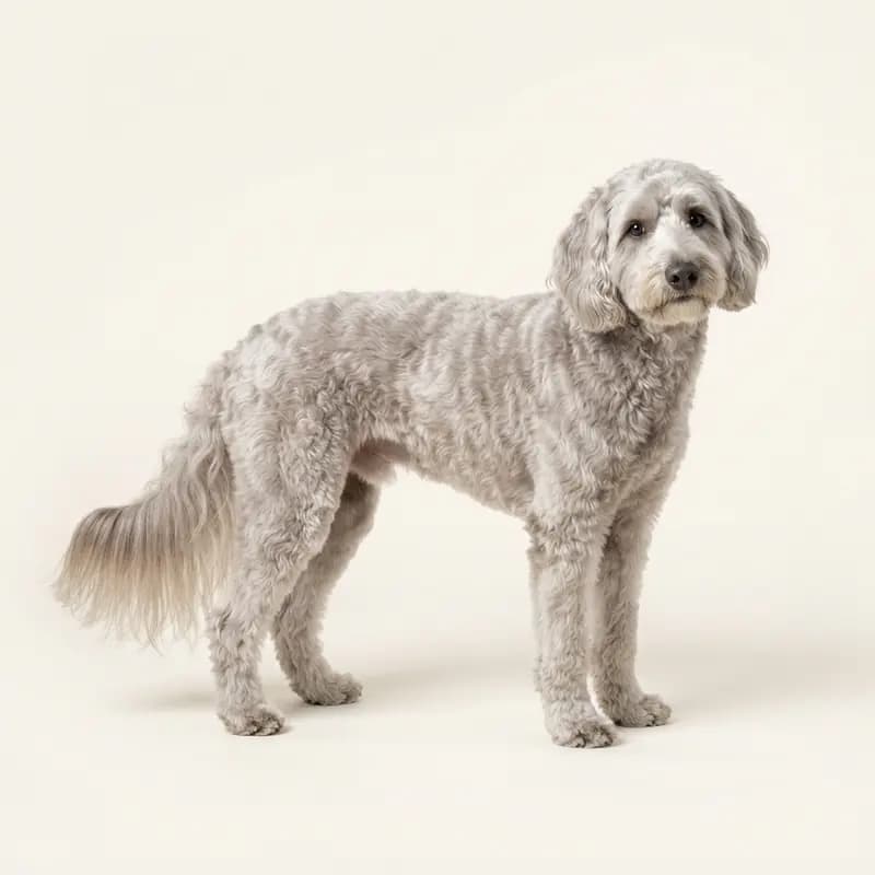 Adult Australian Labradoodle in Silver