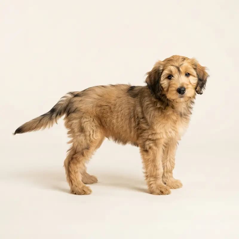Aussiedoodle Welpe in Sable