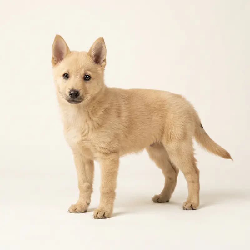 史奇派克犬 Welpe in 浅黄褐色
