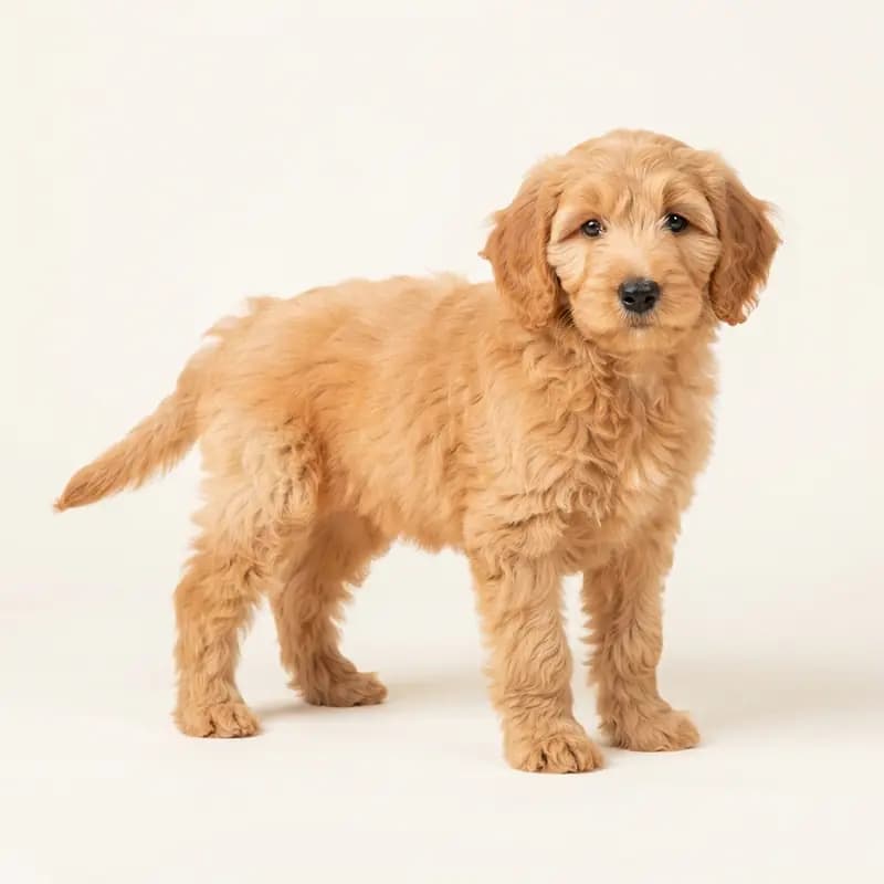 Australian Labradoodle puppy in Apricot