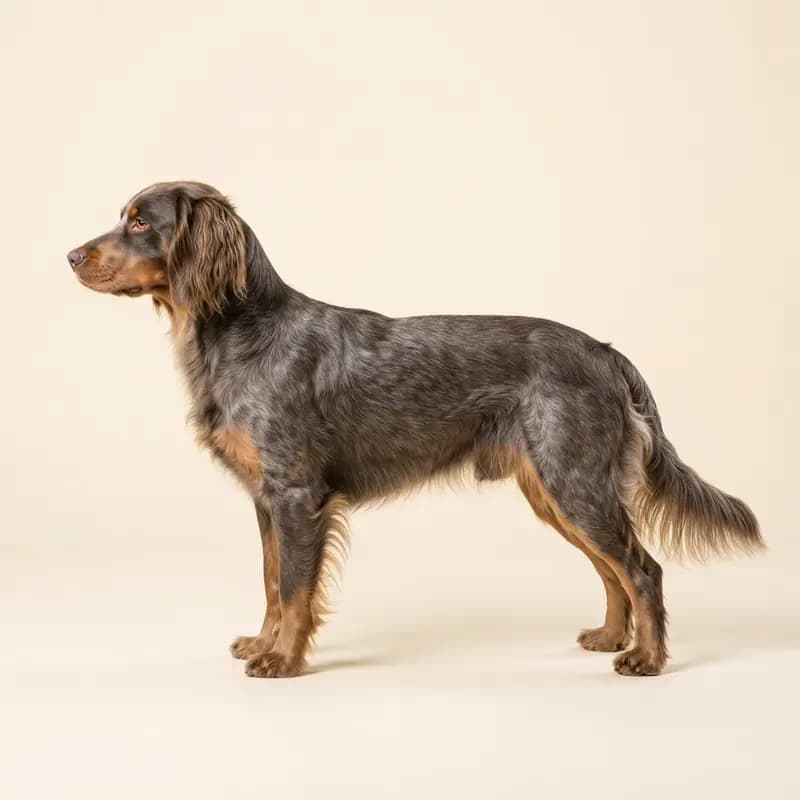 丝质毛毛型的皮卡第猎犬