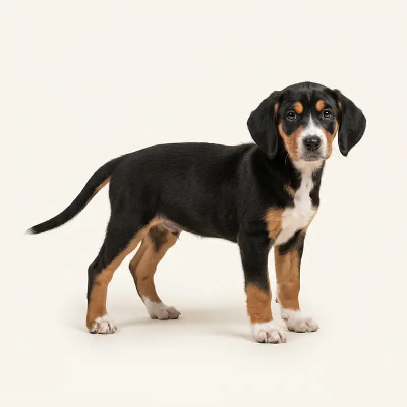 卢塞恩猎犬 Welpe in 三色