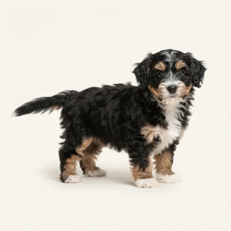 Bichon Havanais Welpe in Trefarvet