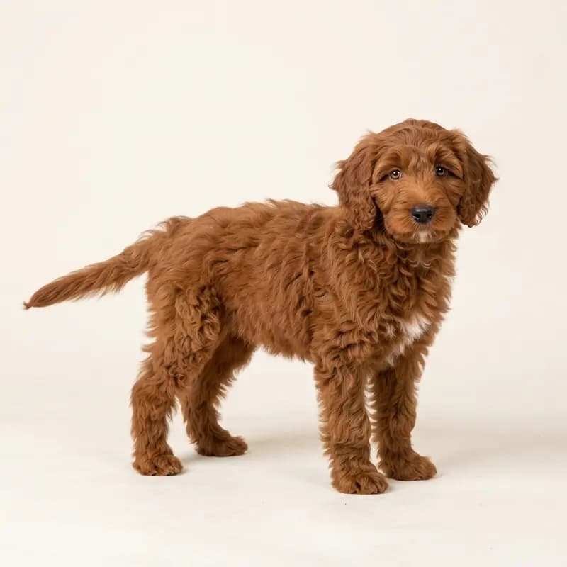 Aussiedoodle Welpe in Rojo