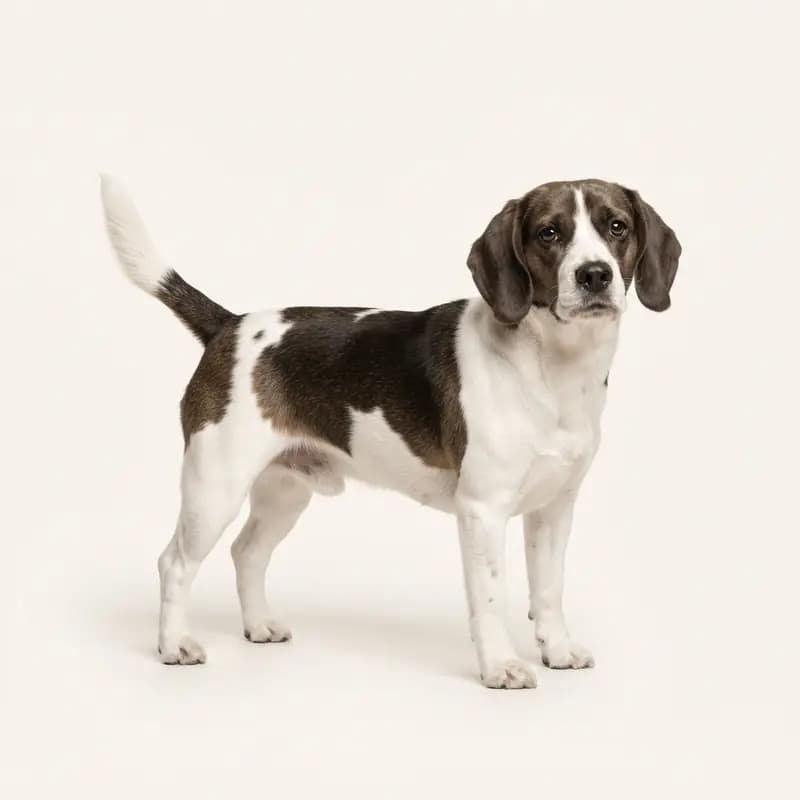 Beagle adulte en Panaché (pie)