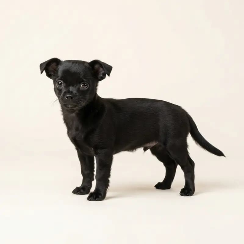 Chihuahua Welpe in Negro