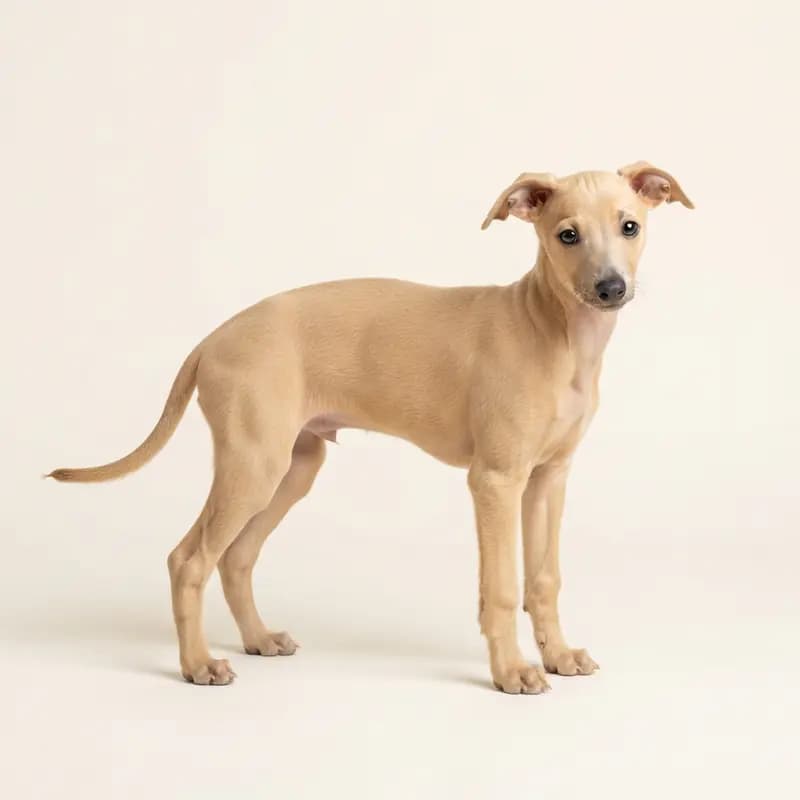 意大利灵缇犬 Welpe in 浅黄褐色