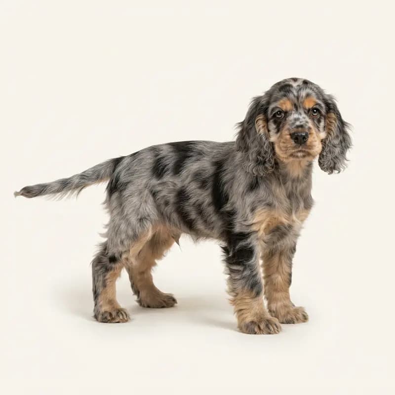 美国可卡犬 Welpe in 大理石色（Merle）