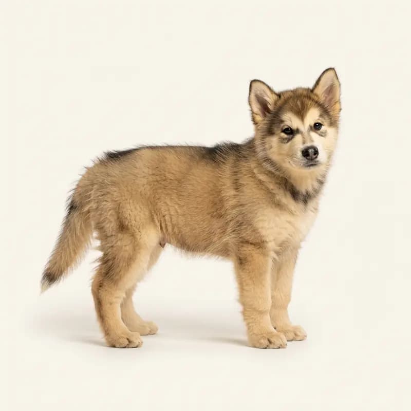 Alaskan Malamute Welpe in Zobel