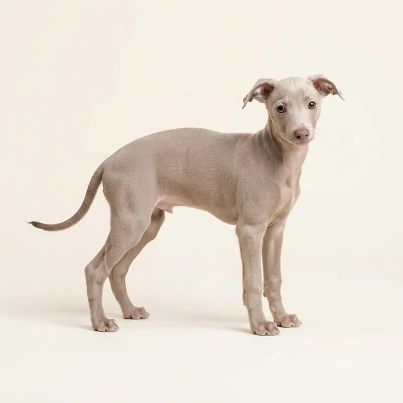 意大利灵缇犬 Welpe in 伊莎贝拉色