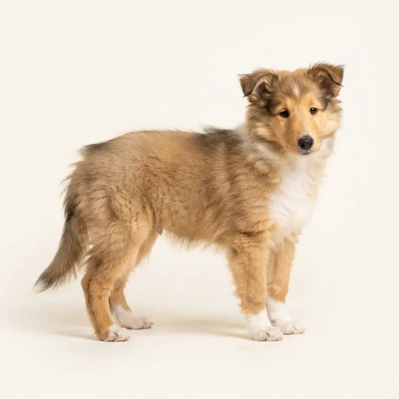 英国牧羊犬 Welpe in 貂色