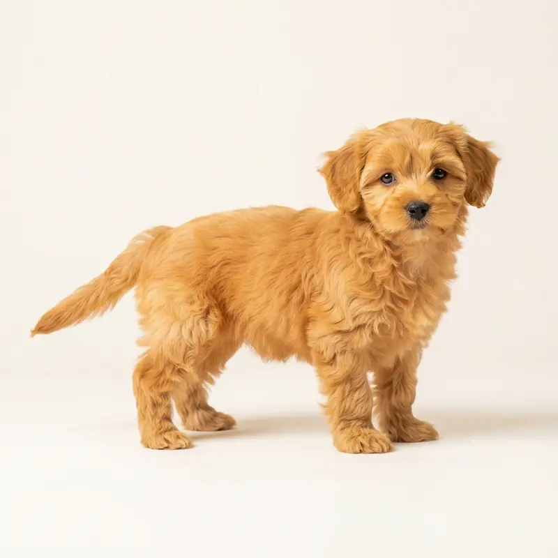 Morkie puppy in 金色