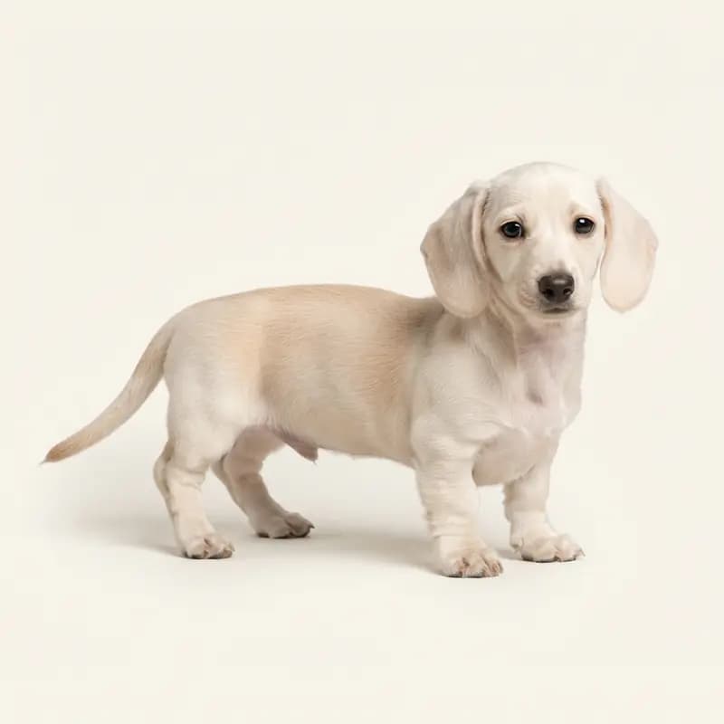 迷你腊肠犬（短毛） Welpe in 奶油色