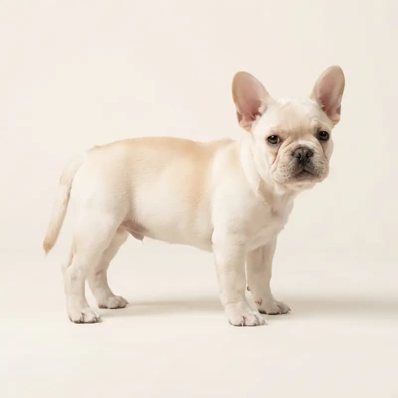 Französische Bulldogge Welpe in Creme