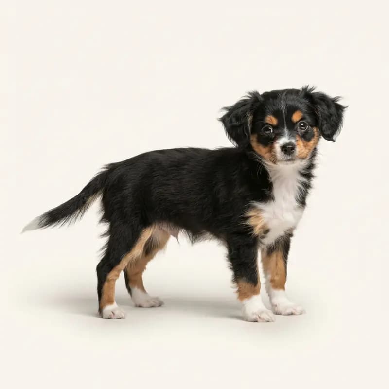 Континентальный той-спаниель (папильон) Welpe in Трёхцветный