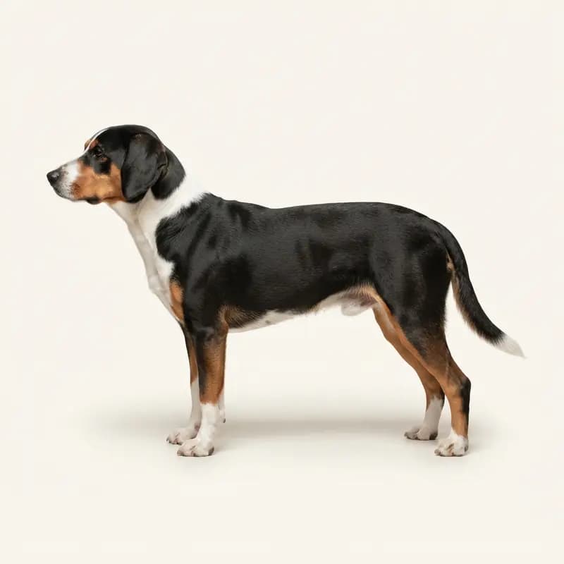 Small Swiss Hound (Bernese) with Short