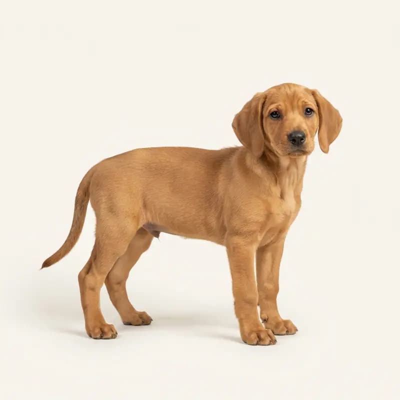 Chien courant du Jura Welpe in Feu