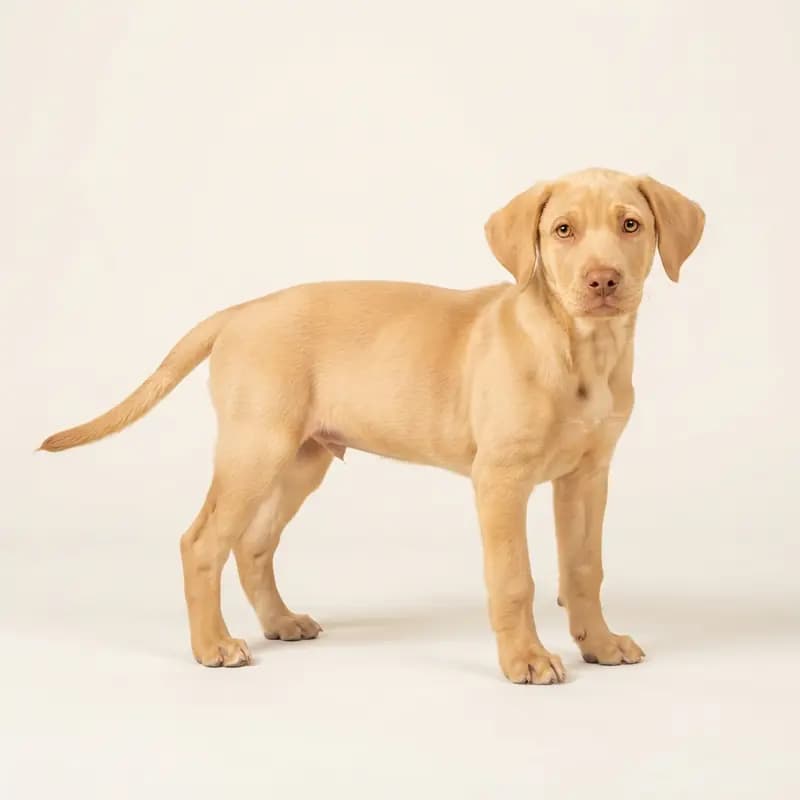 卡塔豪拉豹犬 Welpe in 黄色