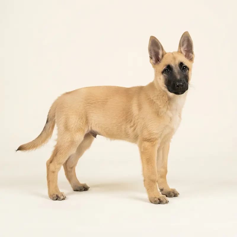马里努阿犬 Welpe in 浅黄褐色