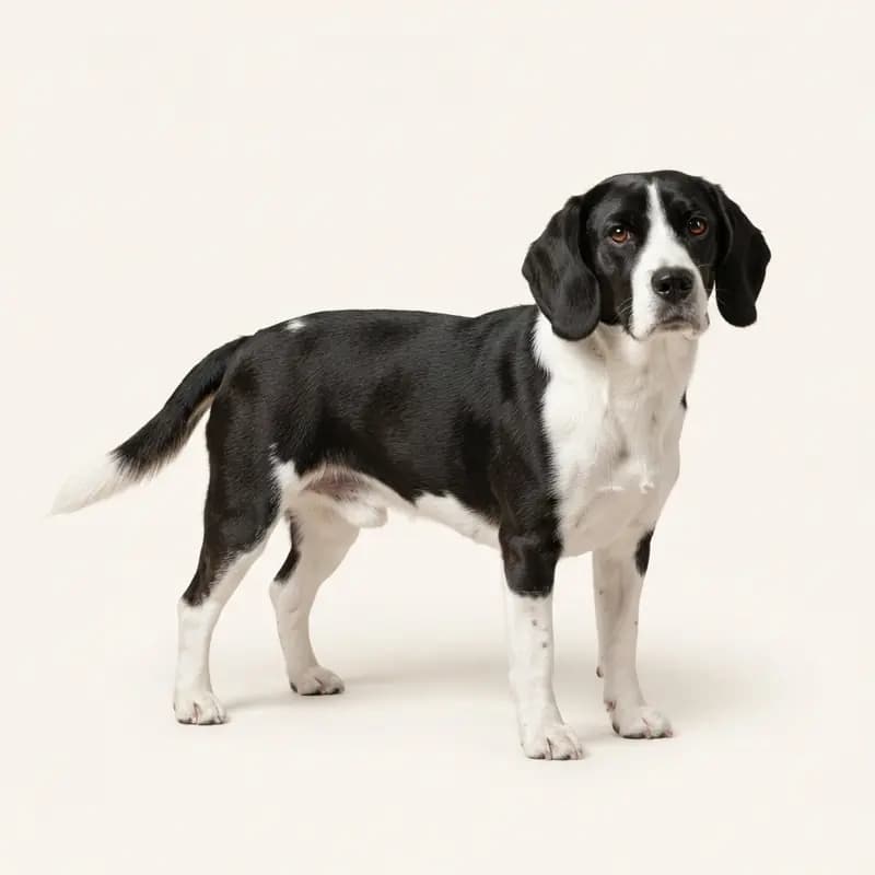 Beagle adulte en Noir et blanc