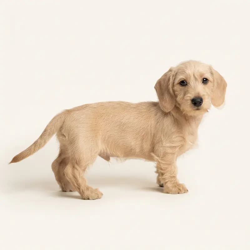 腊肠犬（刚毛） Welpe in 麦色