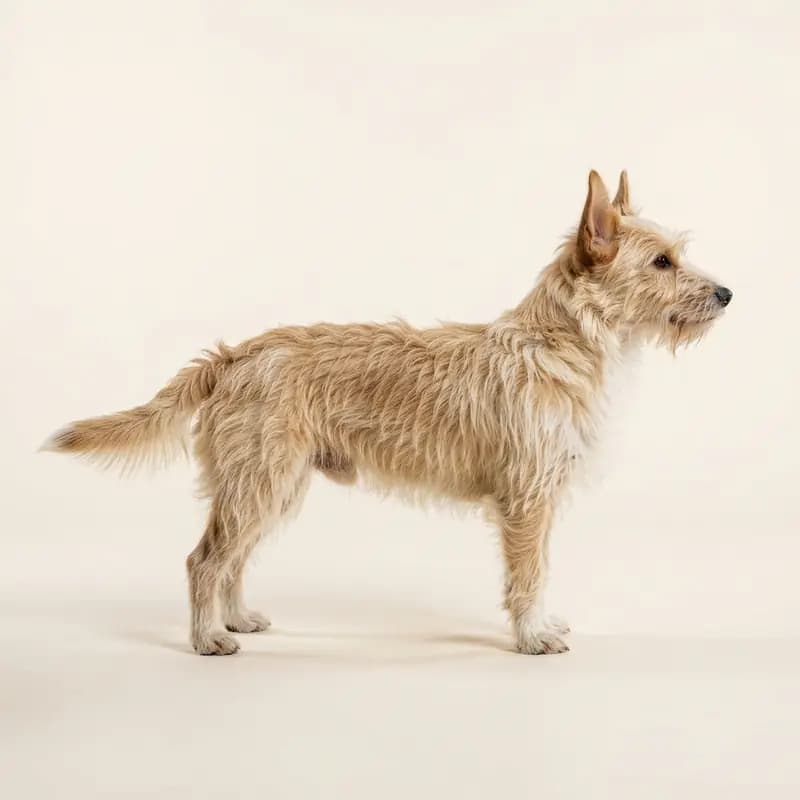 Podenco portugués pequeño de pelo duro con Pelo duro