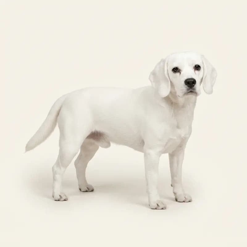 Beagle adulte en Blanc