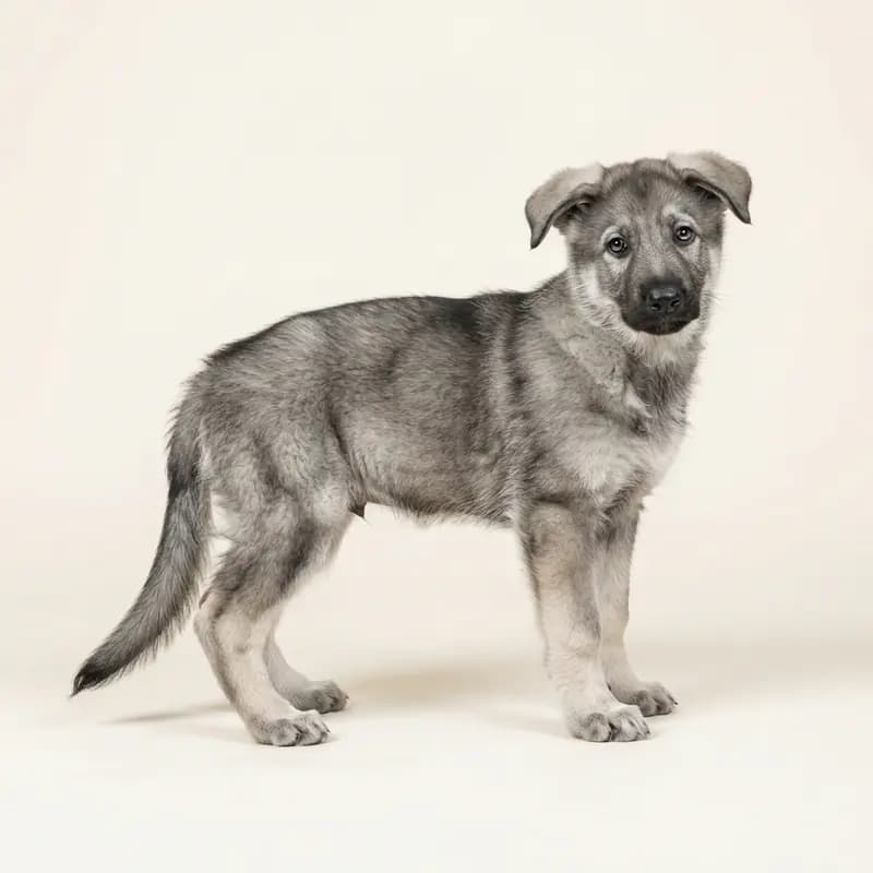 Eski Alman Çoban Köpeği Welpe in Kurt grisi