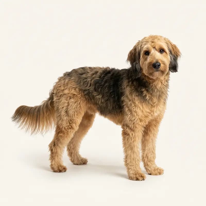 Aussiedoodle adulto en Sable