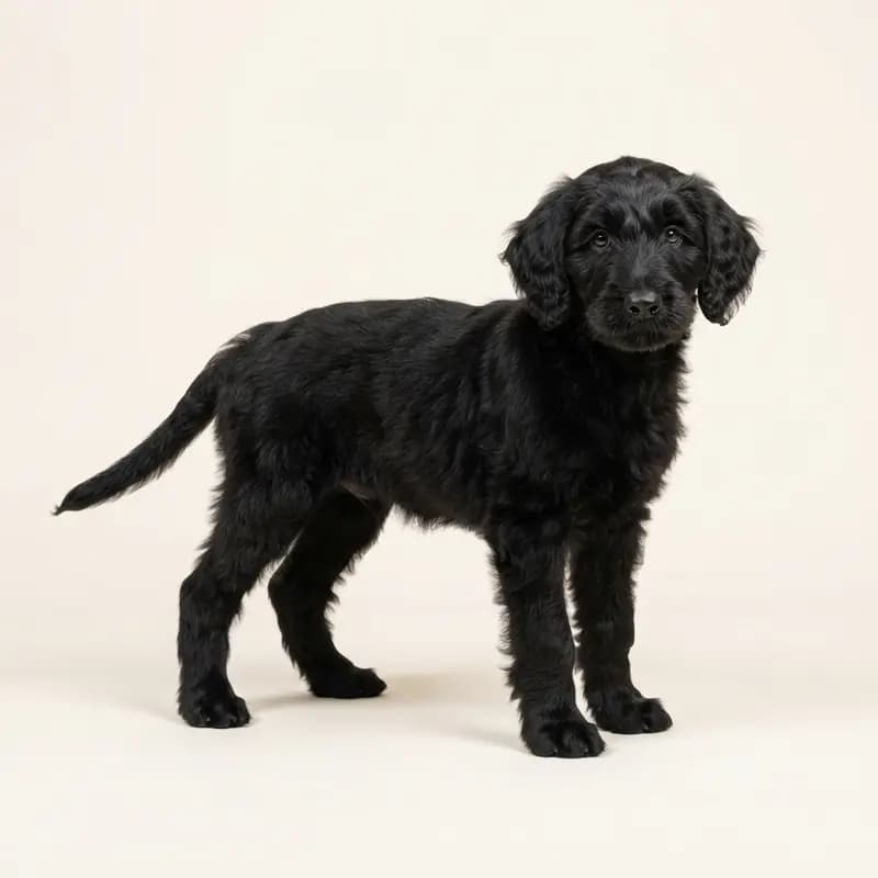 Australian Labradoodle puppy in Black