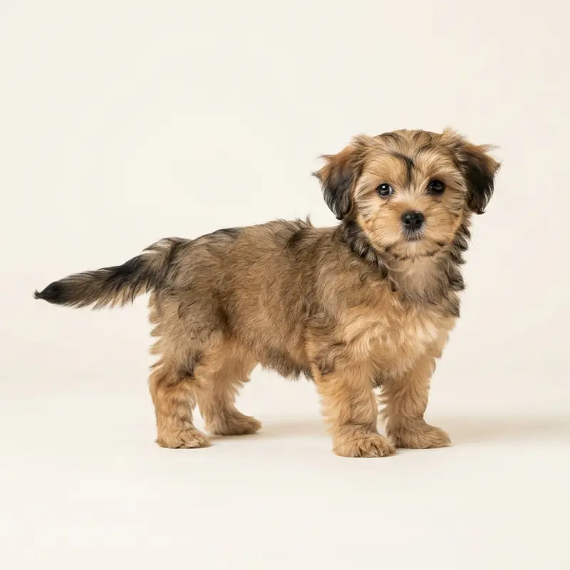 Shorkie puppy in 貂色