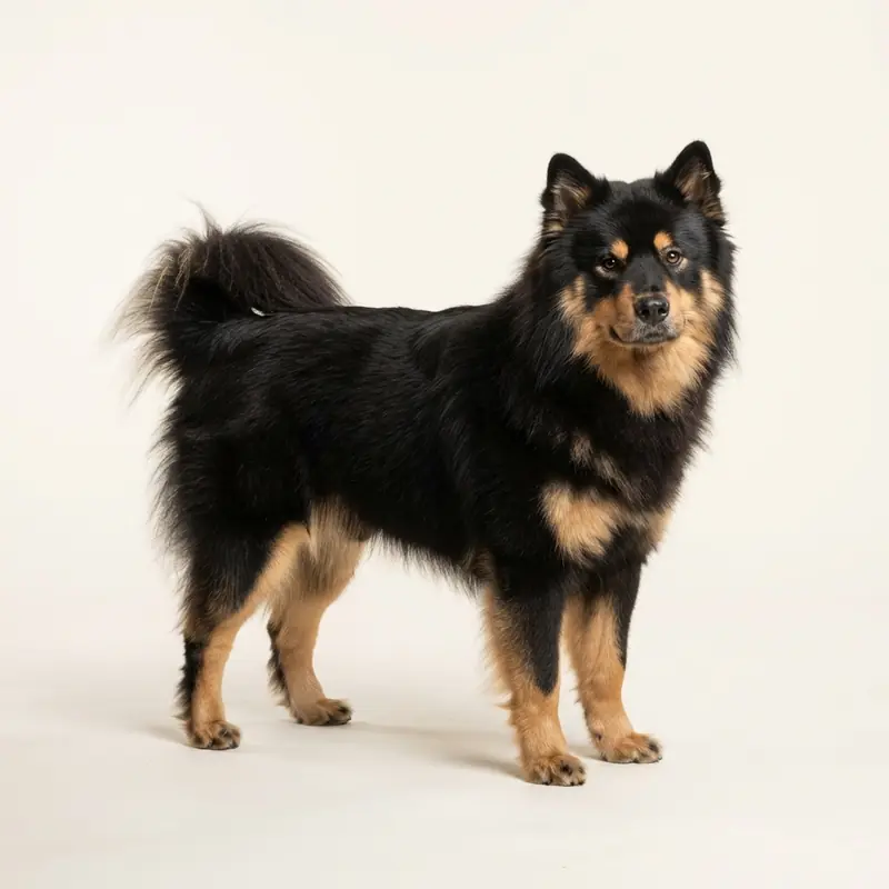 Adult Eurasier in Black and tan