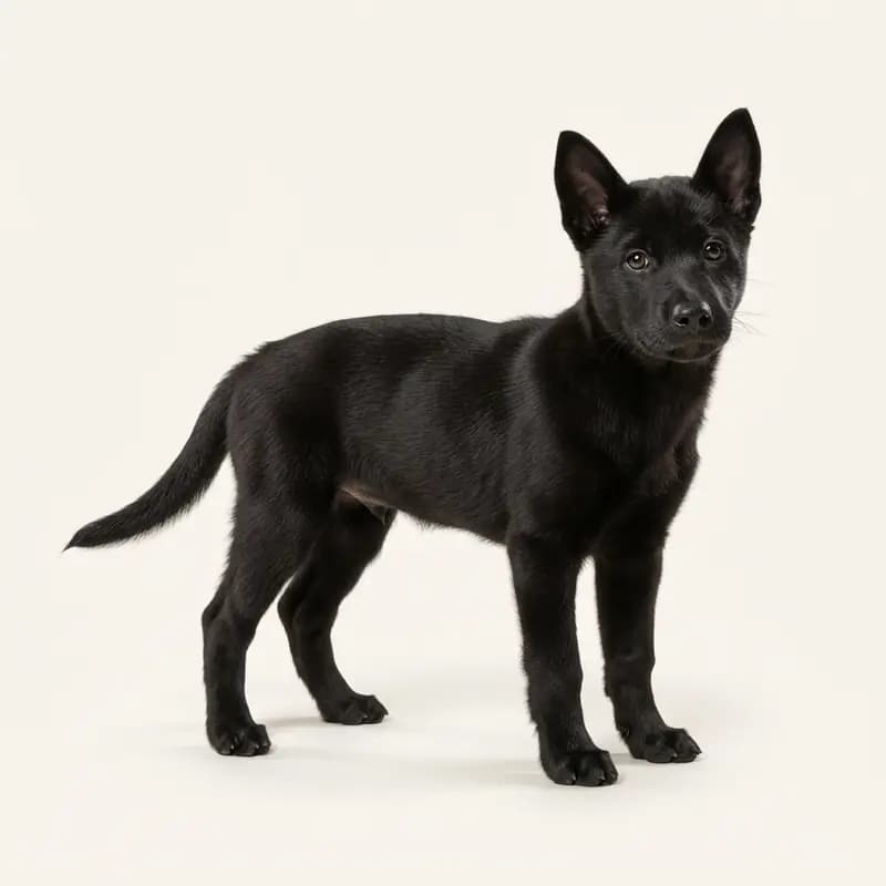 Chien de Taïwan Welpe in Noir