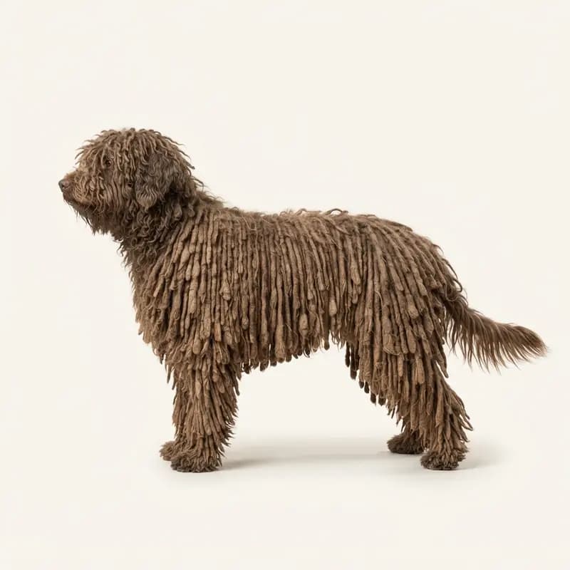 Spaanse waterhond met Gekoord haar