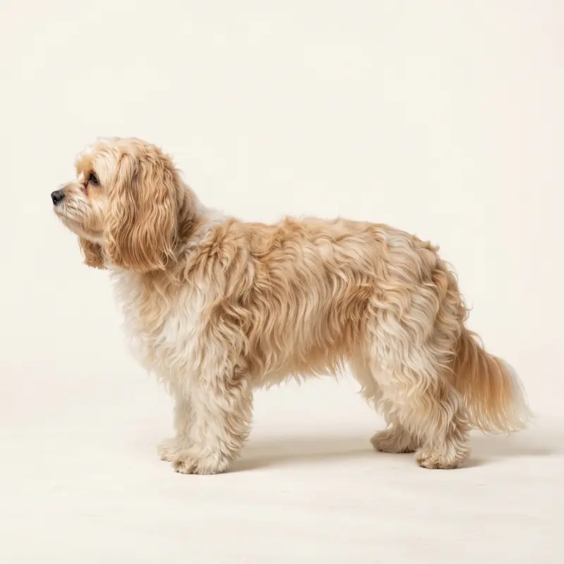 长毛毛型的Cavachon