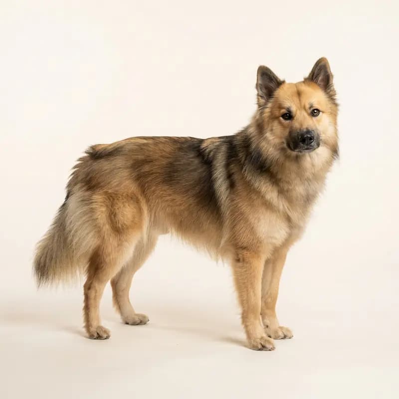 貂色的成年加拿大爱斯基摩犬