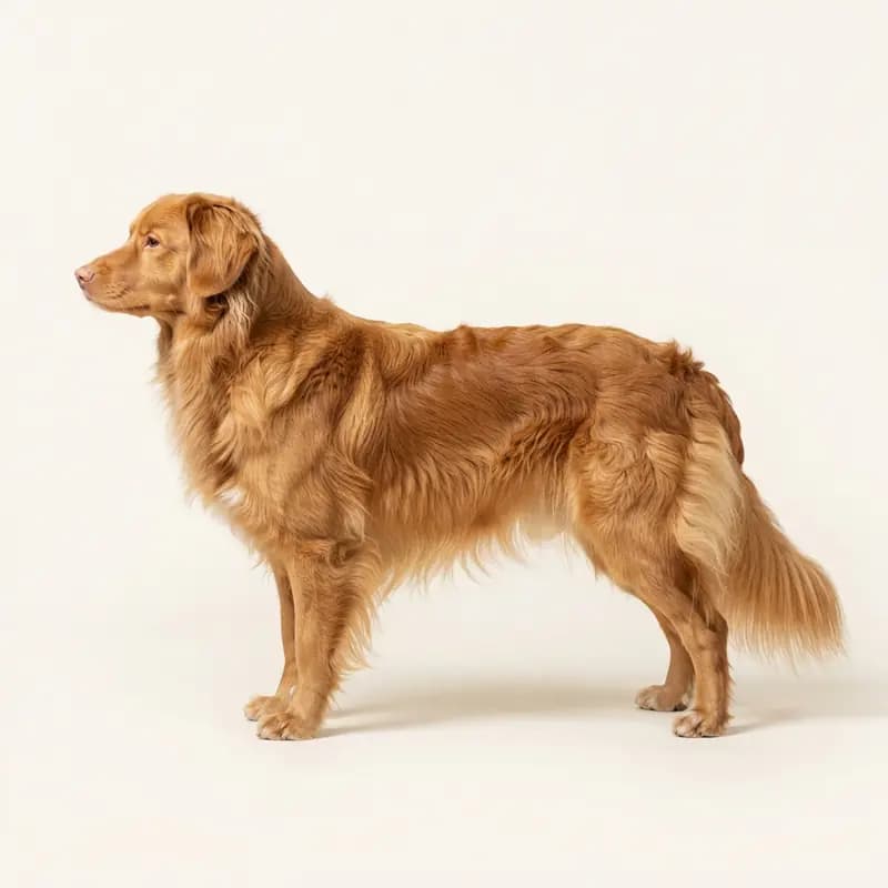 Tollerdoodle (Nova scotia Duck Tolling Retriever x Puddel) med Langhåret