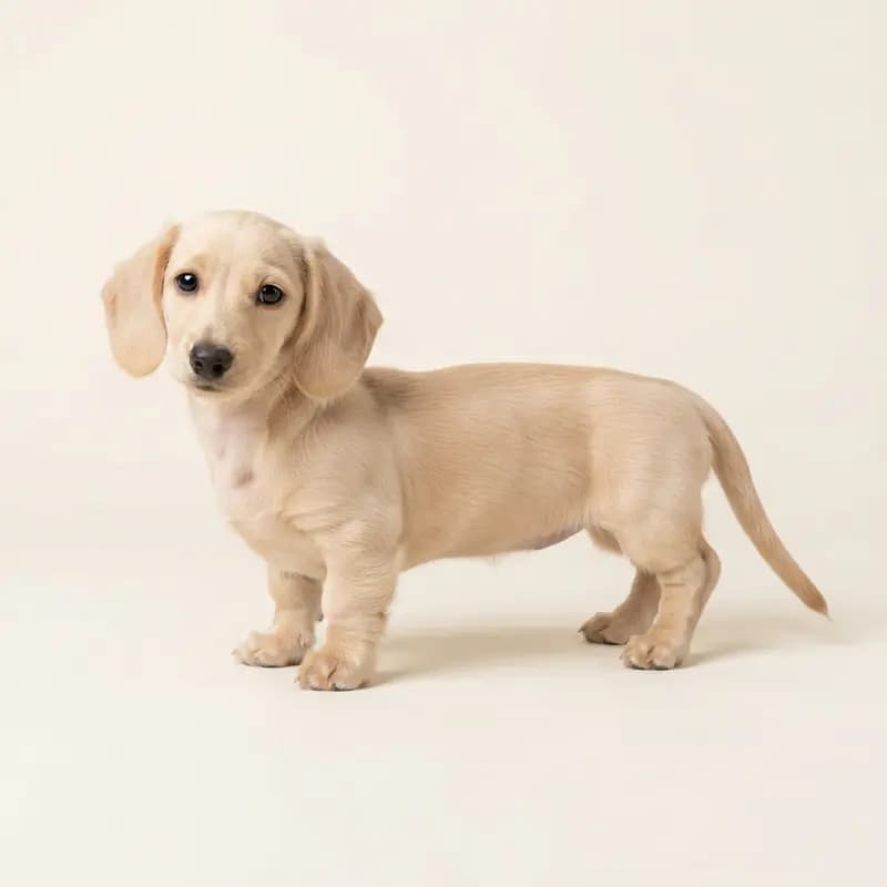 腊肠犬 Welpe in 奶油色