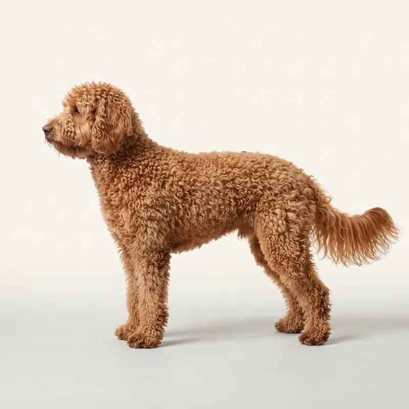 Australian Labradoodle with Curly
